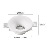 Lámpara De Techo Integrada LED Anti-Deslumbrante GU10 Para Sala De Estar Y Pasillo Iluminación Interior Sin Marco - details 12