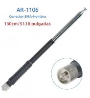 Antena Telescópica VHF Abbree AR-1106 SMA-Femenino/Masculino Para Walkie Talkie Quansheng UV K5(8) K6 Baofeng UV 5RH 21 pro V2 UV-32 UV-98 - details 0