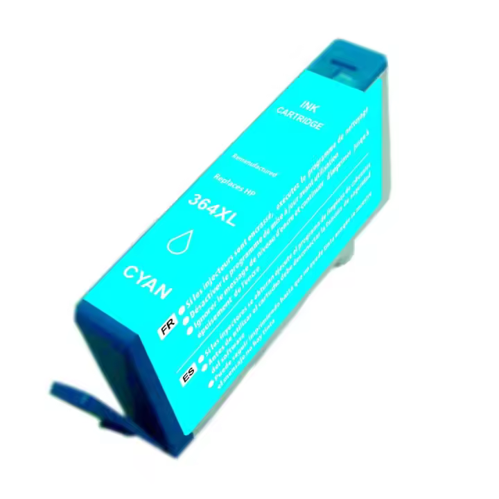 HP 364XL Cyan Ink Cartridge - Compatible with HP printers, 14.6 ml capacity, replaces CB323EE/CB318EE, perfect for high-quality printing. - 1