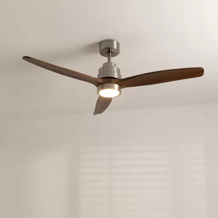CREATE - Ventilador de techo 40W silencioso Ø132 cm, 6 velocidades, Función Invierno/Verano - Motor Níquel - WIND STYLANCE - 1