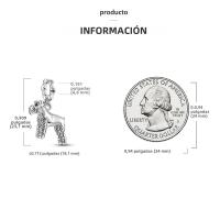 Encantos De Viaje Para Café Plata Charms Para Perros Y Gatos Corazón De Cuentas Adecuados Para Pulsera Original DIY Tendencia Clásica Vintage Romántica - details 511