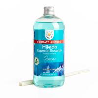 Ambientador Mikado Reposición Envase Anticaídas 1000ml y 500ml - Gran Surtido de Esencias del Hogar (Lavanda, Vainilla, Frutos Rojos, Canela Naranja,Palo Santos,Azahar,Algodon,Oceano)Fragancia de Larga Duración - details 12