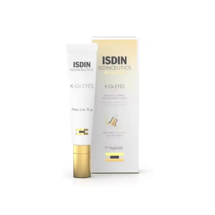 ISDIN K-Ox Eyes, Crema Contorno de Ojos para Bolsas y Ojeras, con Vitamina K-Óxido y Ácido hialurónico, 15 g - 1