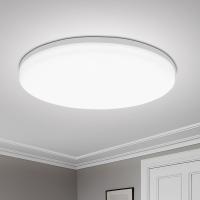 Lámpara De Techo LED Minimalista Redonda Para Ahorro De Energía 18/24/36/48W Luz De Vivienda Para Sala De Estar Corredor Estilo Moderno Color Blanco - details 1