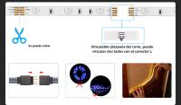 Tiras LED Inteligentes Bluetooth 30M Cambio De Color RGB Con Control Remoto DC24V Para Decoración De Hogar Y Música Sincronizada - details 5
