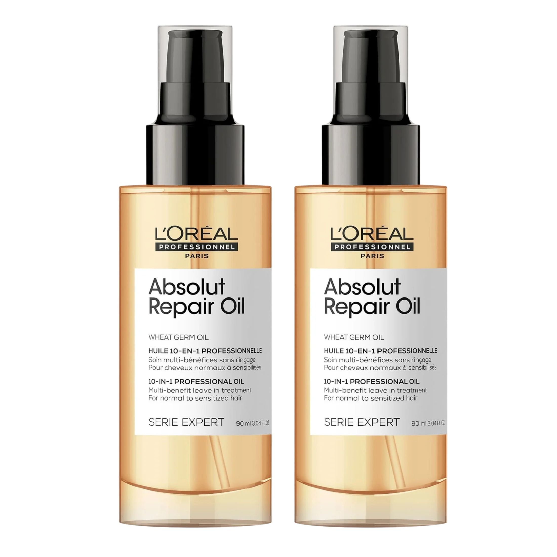 Pack x2 L’Oréal Professionnel Serie Expert Absolut Repair – Aceite Multibeneficios 10-en-1 90ml