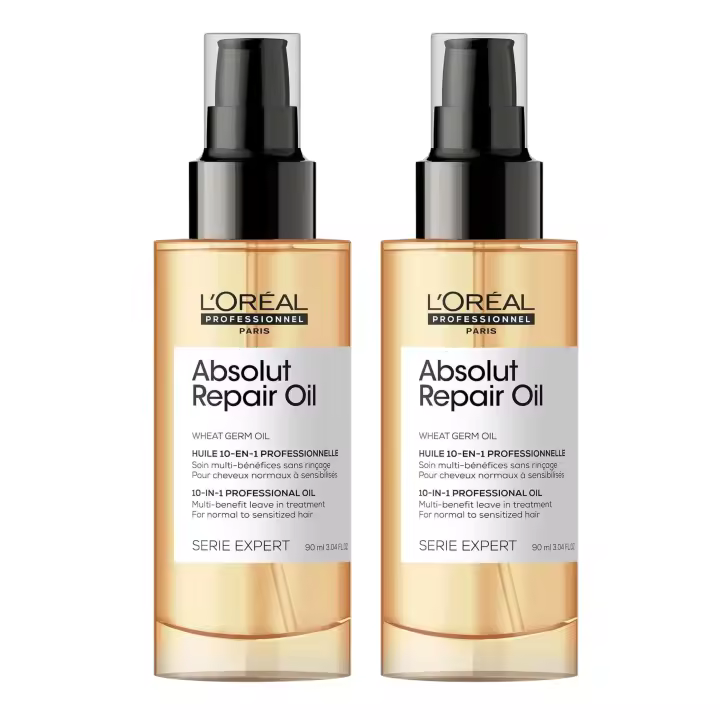 Pack x2 L’Oréal Professionnel Serie Expert Absolut Repair – Aceite Multibeneficios 10-en-1 90ml - 1