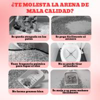 Primerazoo, Arena para Gatos de Tofu Natural, Súper Desodorizante, Baja en Polvo, Aglomerante y Desechable por el Inodoro - details 0