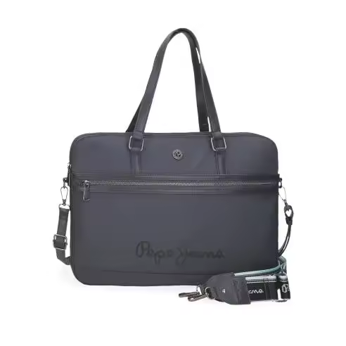 Pepe Jeans Bolso/Portadocumentos Doble Compartimento de Mujer - Colección Corin - Bolsillos Exteriores - Ref 79560 - Medidas 40x30x5cm - Adaptable a la Maleta - Nueva Colección Primavera/Verano 25 - - 1