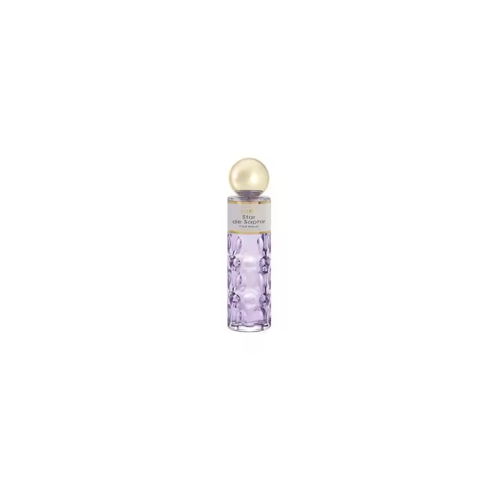 Saphir - Perfume STAR DE SAHPIR para mujer, Eau de Parfum floral con notas de flor de naranjo, jazmín Sambac y fondo ambarado con vainilla y almizcle - 1