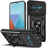 Funda para Xiaomi Redmi 15C 4G / 15C 5G / Poco C85 4G, Antigolpes Cubre Lente Soporte Anillo FAN - details 0