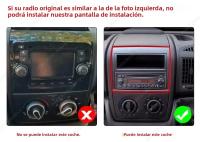 Radio De Coche Con CarPlay Y Android Auto Para Fiat Ducato 2006 Pantalla IPS 9'' Android 14 Multimedia GPS Estéreo BT Memoria RAM 2G ROM 2G - details 3