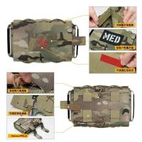 Bolsa De Medicación Táctica Desmontable Kit De Primeros Auxilios Con Cierre Rápido Bolsa De Sobrevivencia De Emergencia Para Exteriores Corte Láser MOLLE - details 6