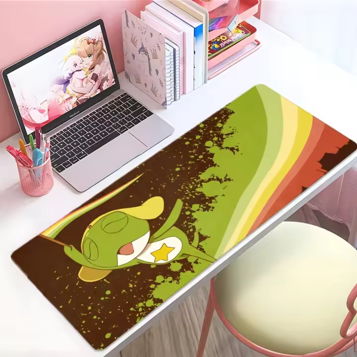 Alfombrilla De Ratón Grande Y Gruesa De Anime K-Keroro Gunsou Dibujos Animados Japoneses Con Borde Costurado Para Juegos Y PC - 1