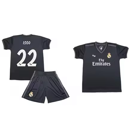 Isco 2ª Equipación Real Madrid niño camiseta pantalón tallas 6 a 14 2ISC1819_1 - 1