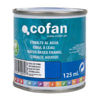 Cofan Esmalte ecológico al agua multisuperficies de alta calidad Color: Azul Victoria Acabado: Brillo Envase: 125 ml - details 0