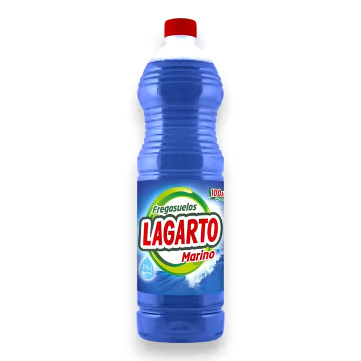 Fregasuelos Lagarto Aroma Marino 1500ml - pH Neutro Limpieza de Todo Tipo de Suelos Fresco y Agradable Aroma - 1
