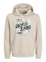 Jack & Jones Hombre Sudadera con capucha de 270 grs Mod JJWAII SHAPE logo estampado Moda Casual Informal Ref 269316 - details 9