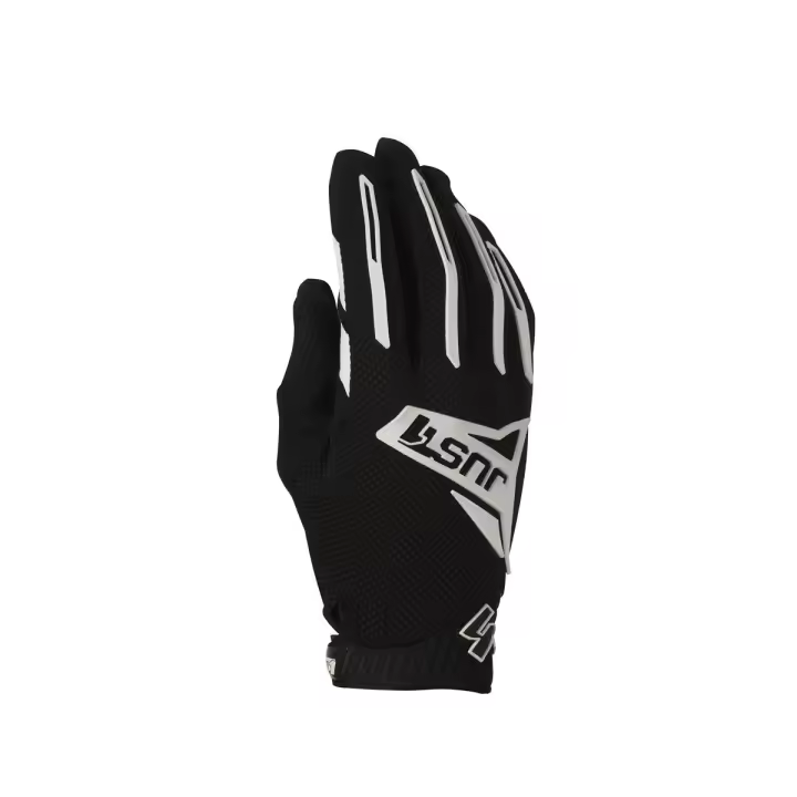 GUANTES MOTOCROSS J1 NEGRO BLANCO FORCE - 1