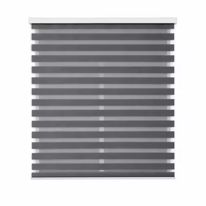 Estor Noche y Día Enrollable, Cortina Enrollable Tejido 100% Poliéster con Caja Superior Decorativa, Regulación de Luz y Privacidad, Fácil Instalación, Disponible en varios medidas y colores. - 1