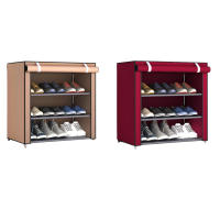 LUTODY - Zapatero, Organizador de Zapatos, Multinivel, Armario de zapatos, Textil de tela, Tubo de metal plegable, Zapatero Vertical, Compacto, Portátil para Entrada, Recibidor, Sala de Estar, Ligero, Resistente, Ahorra espacio - details 0