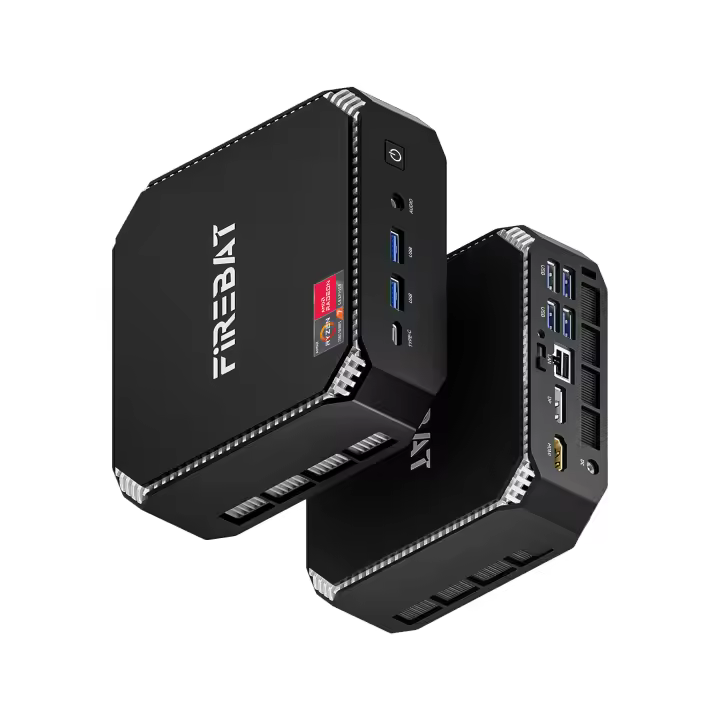FIREBAT A6 MiniPC AMD Ryzen 7 7735HS,Banda Dual WiFi6,BT5.2 DDR5,16GB 512GB, Windows 11,Computadora de Juegos de Escritorio Mini PC - 1