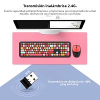 Mofii Combo De Teclado Y Ratón Inalámbrico Slim Compacto 2.4G USB Teclado De Tamaño Completo Con Ratón Inalámbrico 110 Teclas Para Desktop Laptop Tablet - details 3