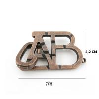 Juguete Educativo De Lógica ABC Lock Puzzle Metal Brain Teasers Juego De IQ Para Adultos Y Niños Desempaquetado De Juguetes - details 2