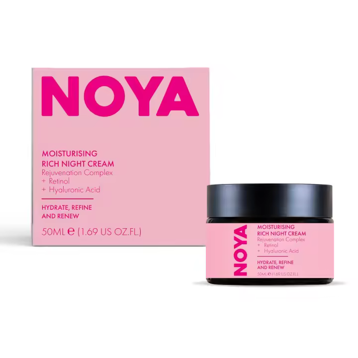 NOYA - Crema de Noche Rica Hidratante con Ácido Hialurónico y Retinol 50 ml para Piel Madura - 1