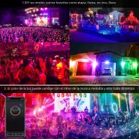 Lámpara De Inundación LED Ultrafina 100W Con Control Remoto IP66 Impermeable Para Exterior Iluminación De Jardín Y Pared - details 5