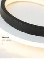 Lámpara De Techo Moderna Y Sencilla LED Decorativa Nórdica Luces De Interior Para Sala De Estar Dormitorio Pasillo Material Metálico Y Acrílico - details 11