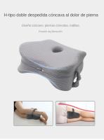 Almohada De Piel De Memoria Para Piernas Y Rodillas Soporte Portátil Para Mujeres Embarazadas Recuperación Rápida Almohada De Pie Y Rodilla Para Hogar - details 4