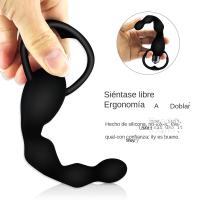 Masajeador Vibratorio Protaste De Silicona Juguetes Sexuales Para Hombres Y Mujeres Bucle Anal Entrenador Anales Para Principiantes Control Remoto - details 2