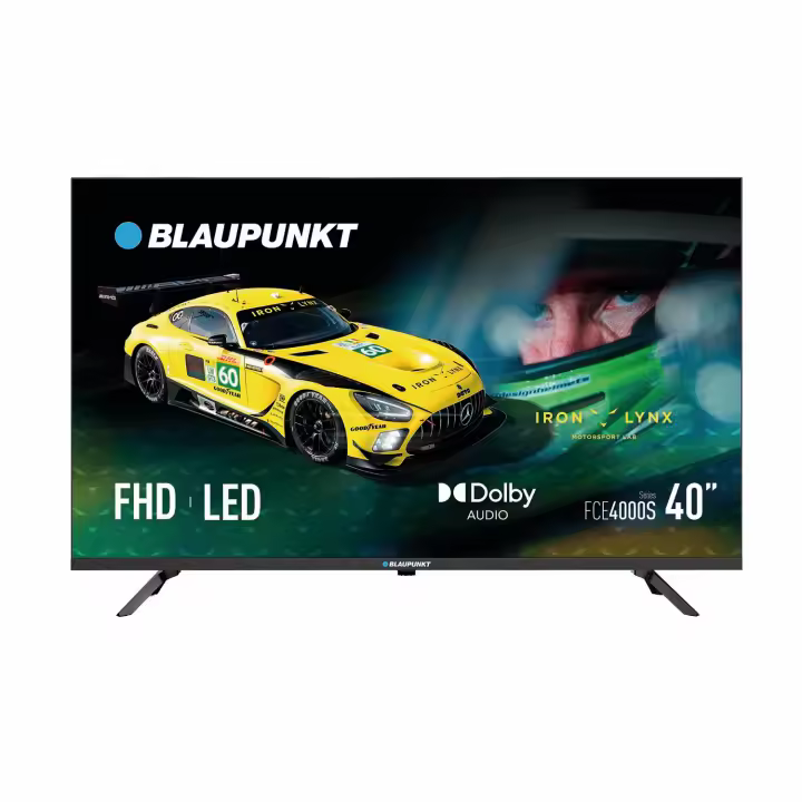 BLAUPUNKT TV 40" Full HD LED, Non OS, HDMI/USB, Sintonizador DVB-S2/T2, 40FCE4000S - 1