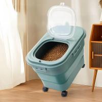 Contenedor De Almacenamiento Para Alimentos Para Perros Y Gatos 13/33LB Caja Seca Para Alimentos Para Mascotas Con Tapa Airtight Y Selladora Para Cocina Grano De Arroz - details 16