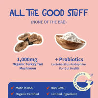 Turkey Tail Mushroom Powder with Probiotics for Dogs - details 2
