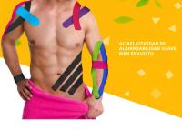 Cinta Deportiva De Músculo En Negro Kinesiología Elástica Alivio Del Dolor De Rodilla Esfuerzo Banda De Recuperación Deportiva Para Fitness - details 0