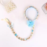 Diadema De Encaje Para Pequeñas Princesas Con Rizos Y Diamantes Estilo Elsa Rapunzel Jasmine Para Fiesta Accesorios De Cabello - details 4
