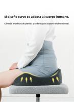 Cojín De Oficina De Espuma De Memoria Suave Para Mujer Almohadilla Ortopédica Para Coccyx Y Pelvis U-Shape Adecuado Para Adultos Removible Y Lavable Estilo Coreano - details 3