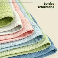 Juego De 6/12 Toallas De Lavado Ultra-Suaves De Algodón 13x3 Pulgadas Fragancia Libre Químicos Libre Adecuado Para Todas Las Tipos De Piel Perfecto Para La Mesa Y El Baño - details 4