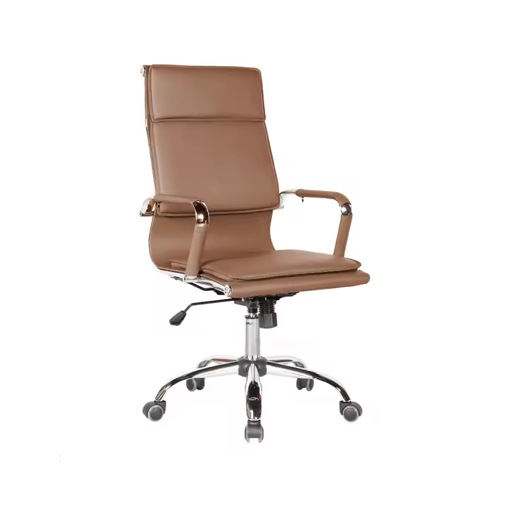 Furniture Style S.L. Silla de Escritorio Elegante y Confortable con Asiento en Símil Piel Modelo Jana - 1
