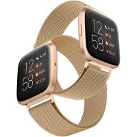 Correa De Reloj Milanés Para Fitbit Versa 1/2/3/4 Reemplazo De Cinta De Pulsera Acero Inoxidable Con Anillo Magnético Accesorios - details 2