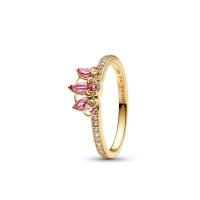 PANDORA Anillo corona rosa, regalo de cumpleaños, viene con caja de regalo original - details 1