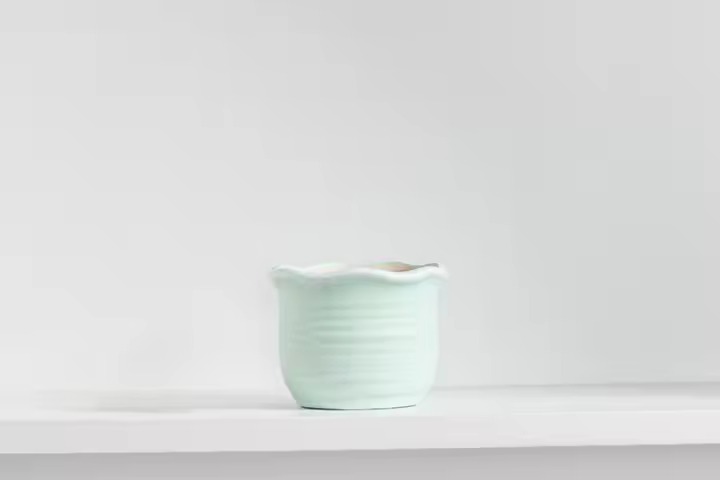 Macetas De Cerámica Creativas Para Suculentas Pequeñas Decoraciones Para El Escritorio Y Hogar Plantas Verdes En Maceta Para Mesas - 1