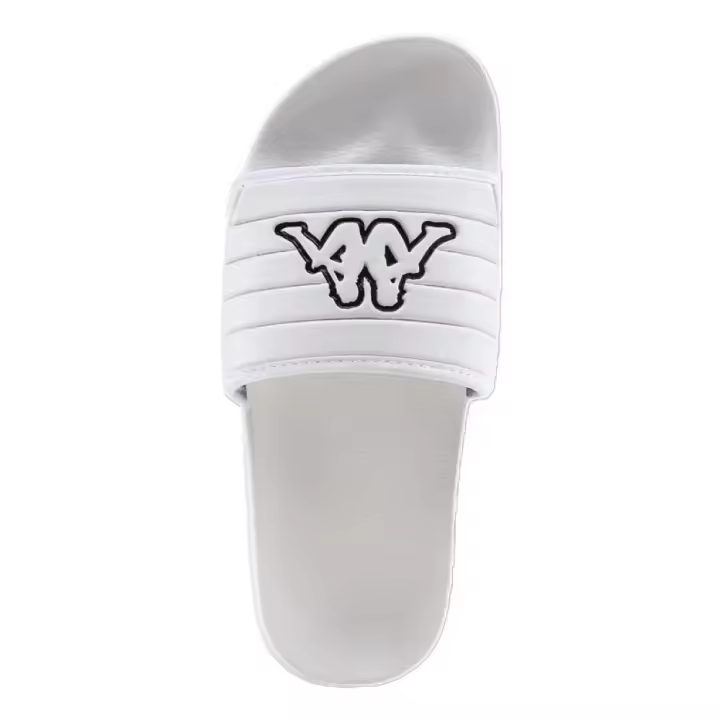 Kappa - Chanclas mujer LABLO blancas y negras, estilo slip-on moderno y versátil para verano - 1