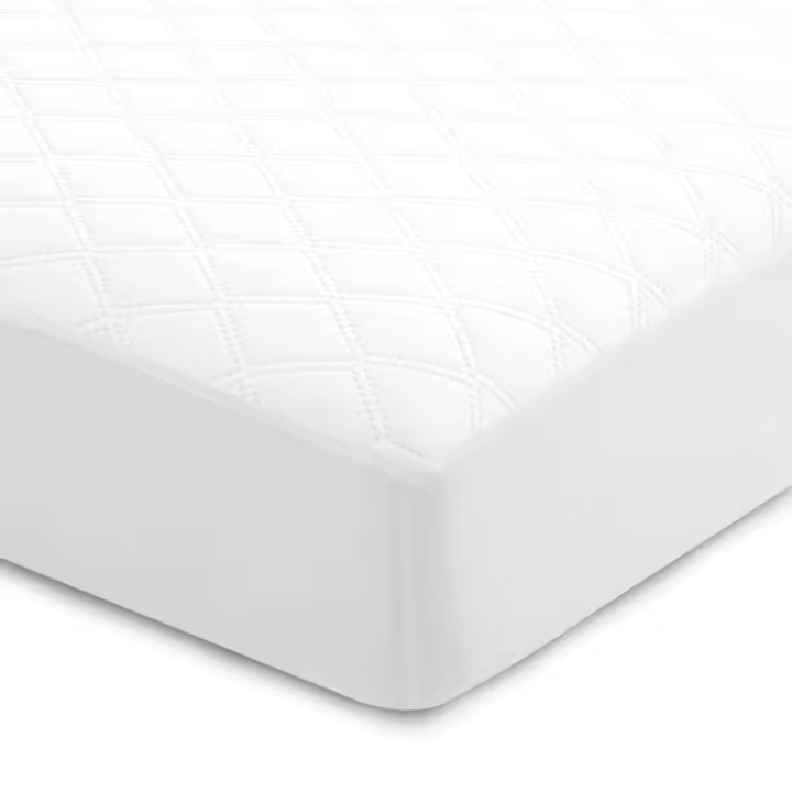 Protector de colchón Acolchado, Ajustable, Protector de Colchón Anti ácaros, 100%Poliéster - 1