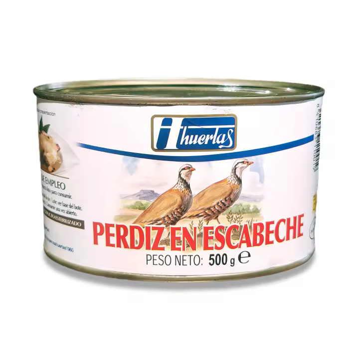 Perdiz marinadas en suave escabeche. Conservas Huertas - 1