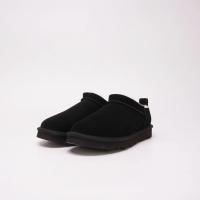 Botas De Nieve Para Mujer Con Piel De Oveja Y Lona De Lana Térmica Botines De Tobillo Slip-On Zapatos Casuales De Invierno - details 12