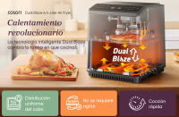 Cosori Freidora de Aire Dual Blaze Chef Edition 6,4L Negra, Doble Resistencia, 360 ThermoIQ, 205°C, 12 Programas, Pantalla Táctil - details 0