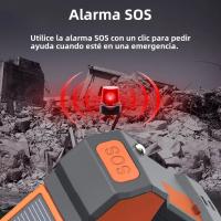 Radio De Emergencia Portátil 10000mAh Con Radio AM FM WB NOAA Solar Crank Manual LED Flashlight SOS Alarm Power Bank - details 6